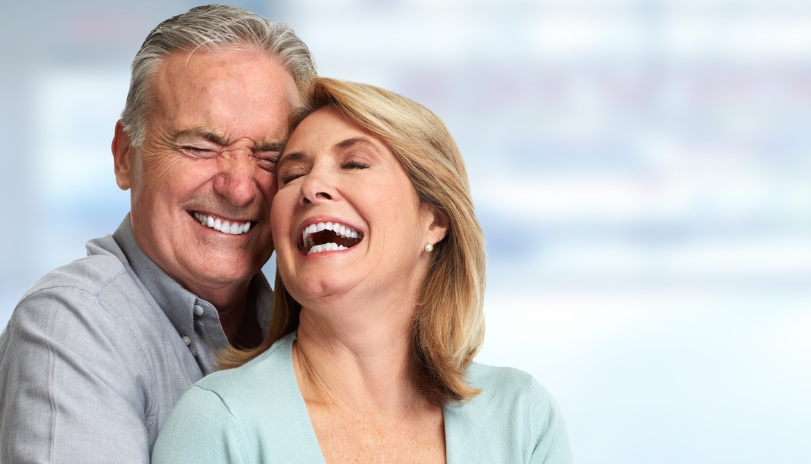 older couple smiling