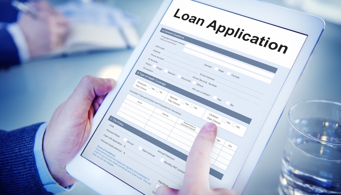 Loan Application Financial Help Form Concept