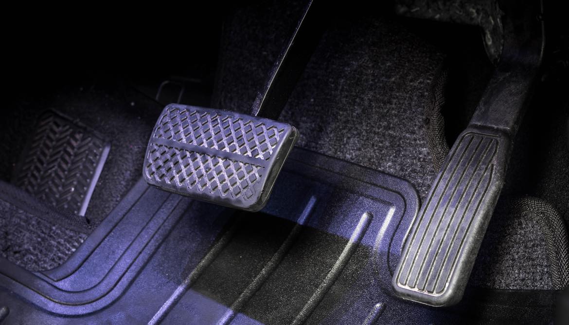 car accelerator pedal