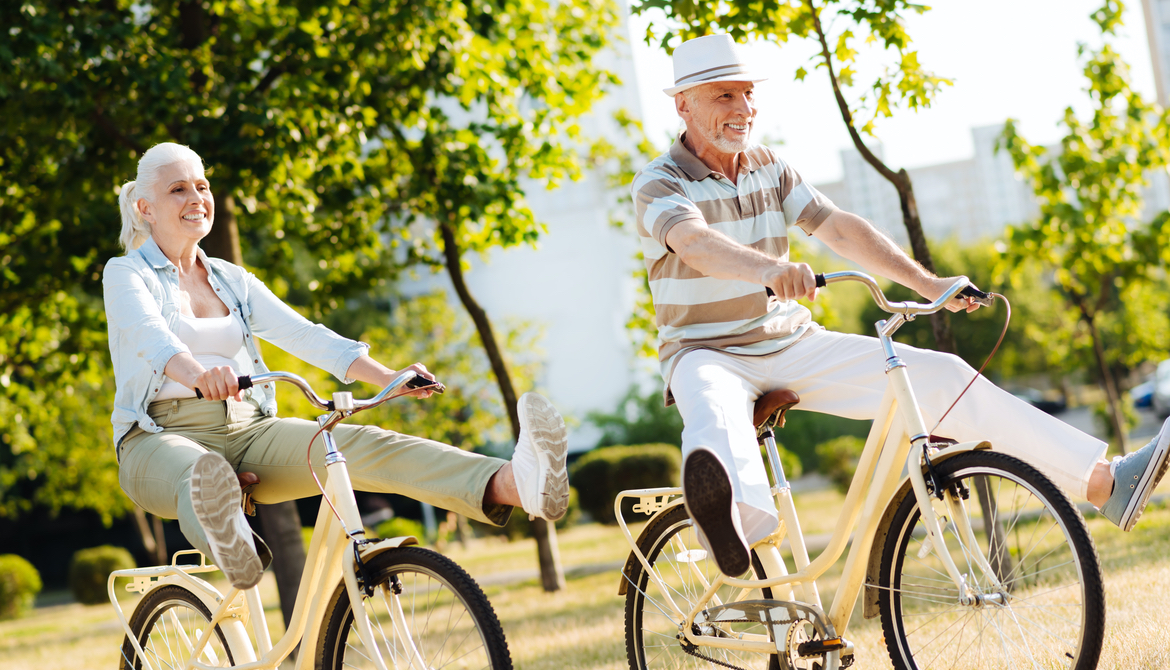 Baby boomers on bikes