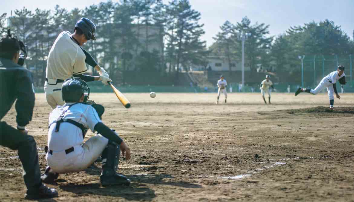 baseball player hits a home run