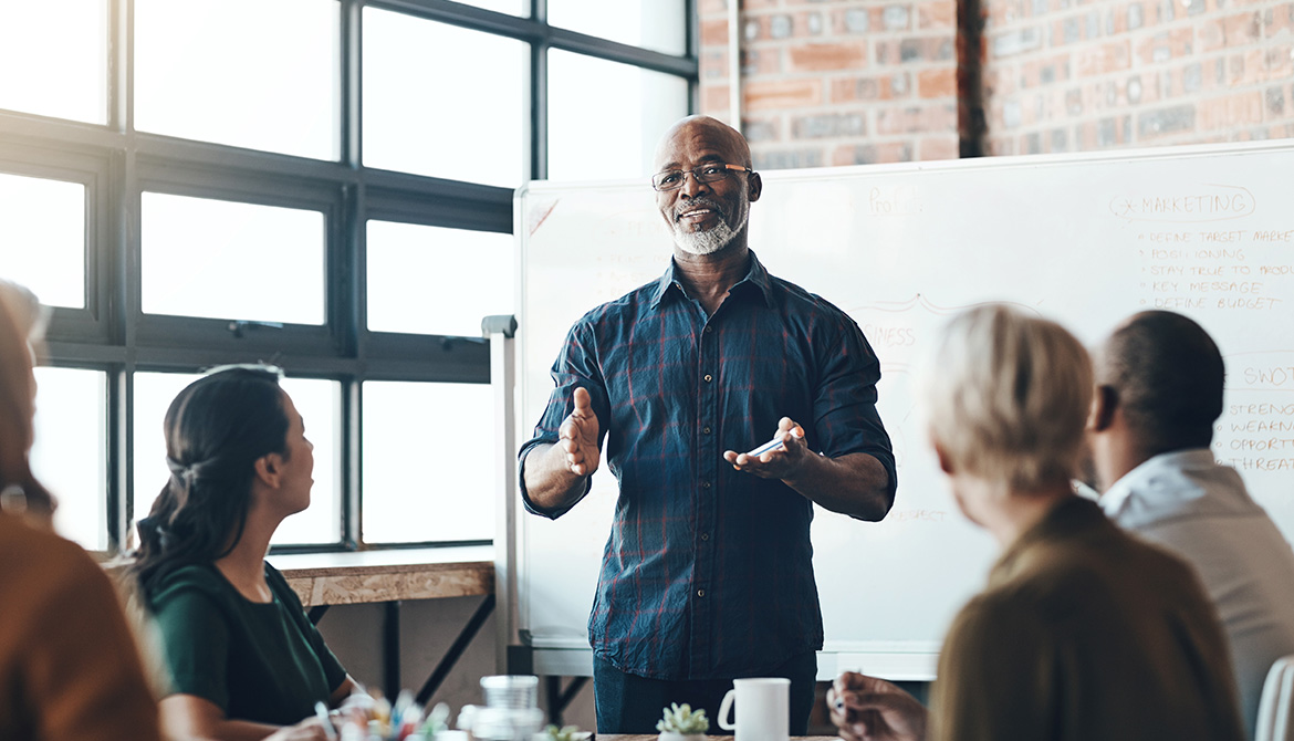 Mean leading discussion in a small group