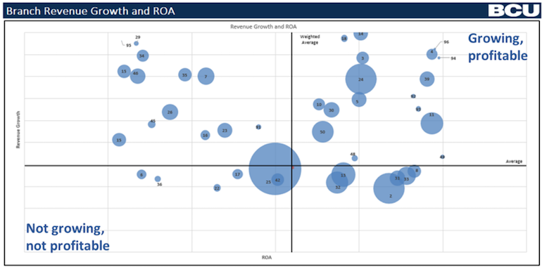 Figure 2 Sample BCU branch profitability report