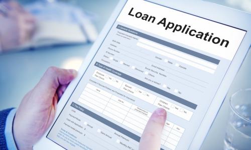 Loan Application Financial Help Form Concept