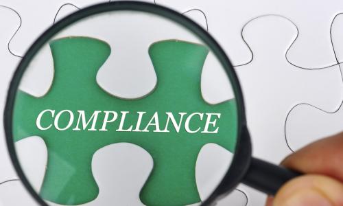 puzzle piece labeled compliance