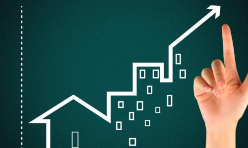 house forms a a chart showing increases