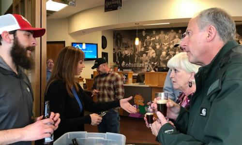 beer tastings at O Bee Credit Union