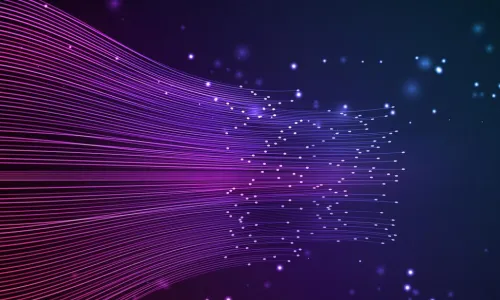 power lines in purple