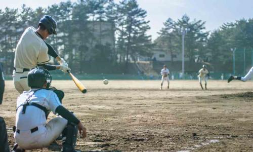 baseball player hits a home run