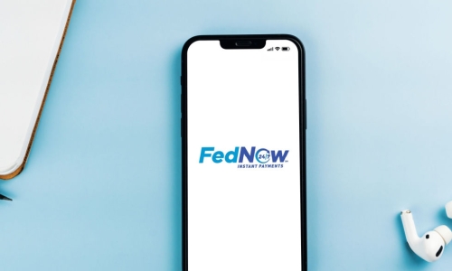 FedNow smartphone laptop earbuds